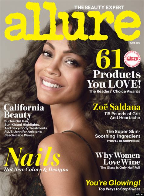 Zoe Saldana For Allure: 'I Will Honor And Respect My Black Community ...