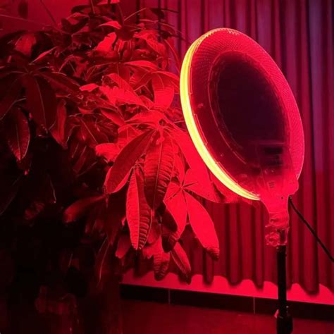 Светодиодная круглая лампа RGB-LED Fill Light GS-450 цветная 45см с ...