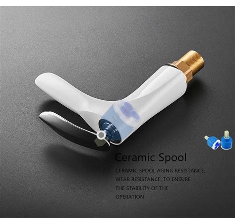 Luxury Basin Faucets Elegant Bathroom Faucet Hot And Cold Water Basin Mixer Tap Chrome Finish