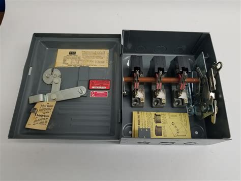 Federal Pioneer Fpe 5336 30a Heavy Duty Disconnect Switch 600v 30 Amp