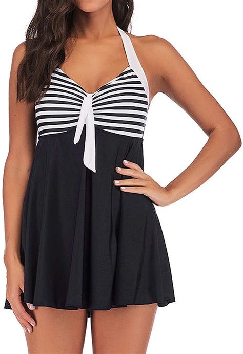 Robe De Plage Femme Maillot De Bain Pi Ce Tankini Taille Haute R Tro