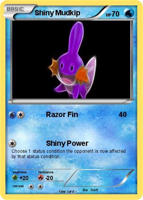 Pokémon Shiny Mudkip 11 11 - Razor Fin - My Pokemon Card