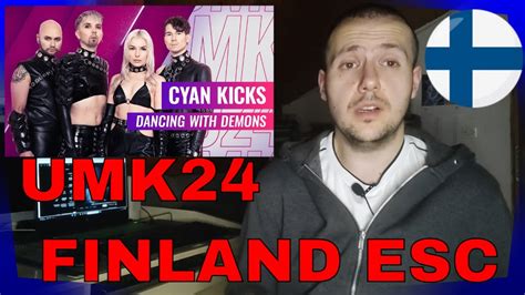 Cyan Kicks Dancing With Demons UMK24 Finland Reaction YouTube