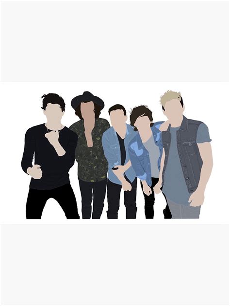 One Direction Four Album Cover Sticker Sticker By Collection 37 One Direction Drawings One