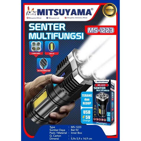 Jual Mitsuyama Ms Senter Multifungsi Lampu Sorot Lampu