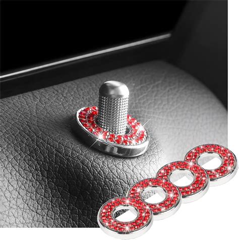 Amazon Belomi Bling Inner Car Door Lock Pull Covers Pcs Crystal