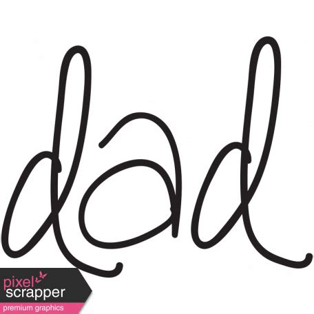 Dad Word Art Dad graphic by Brooke Gazarek | DigitalScrapbook.com ...