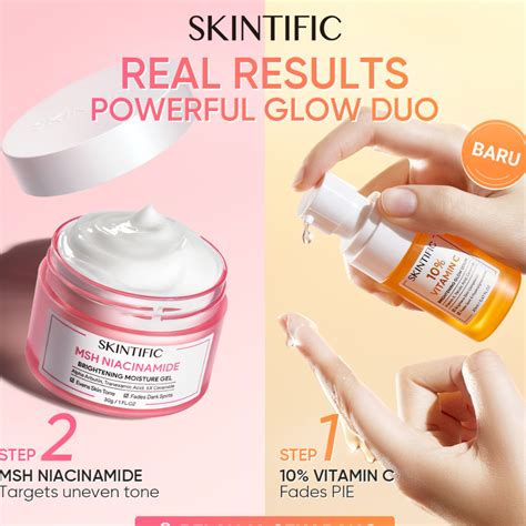 Jual Skintific Facial Serum Vitamin C Brightening Glowing Skin Care