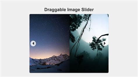 Draggable Image Slider Using Html Css And Javascript With Source Code