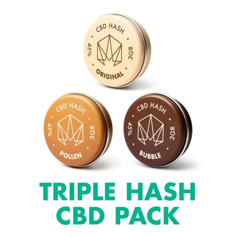 Pack Hash CBD Bubble Hash Dry Sift Original Cannactiva