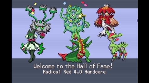 Pokemon Radical Red 4 0 Hardcore Mode Grass Monotype Elite 4 Champion