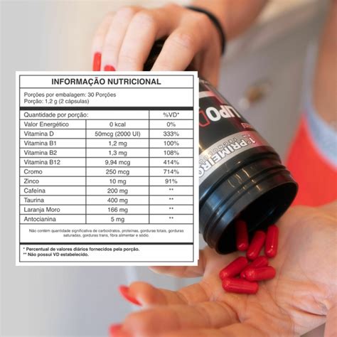 Lipodrene Termog Nico Acelerador De Metabolismo Para Emagrecer