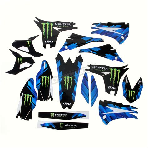 Factory Effex Monster Energy Graphics Kit 18 02228 Dirt Bike