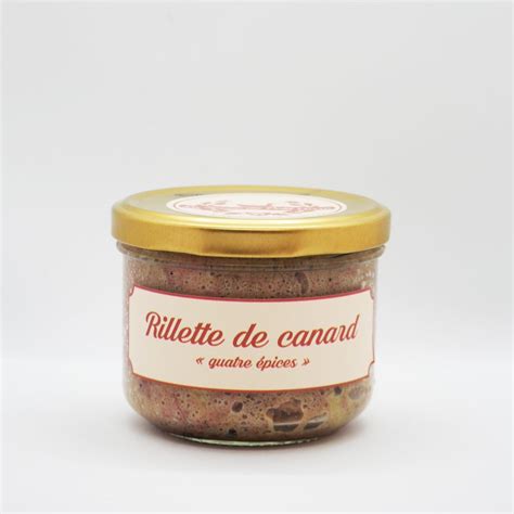 Rillette De Canard Quatre Pices Gr Ferme Du Petit Casse