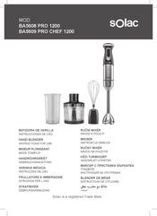 Solac PRO CHEF 1200 Manuals ManualsLib