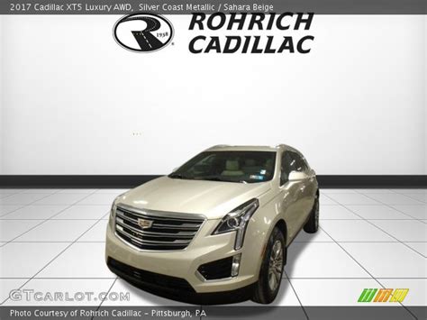 Silver Coast Metallic 2017 Cadillac Xt5 Luxury Awd Sahara Beige