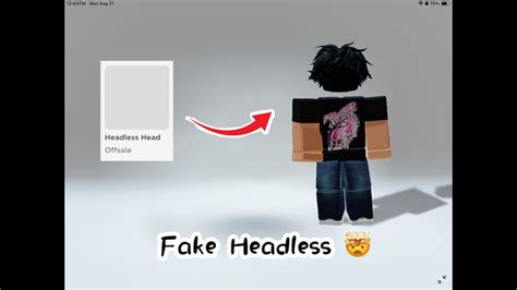 How To Get Fake Headless In Roblox Again Youtube