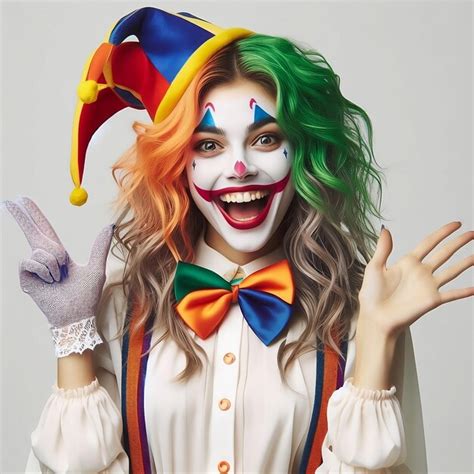 Premium Photo April Fools Day The Funny The Laughing Clown With A