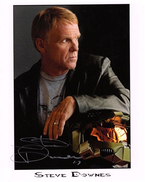 Steve Downes Hand Signed 8x10 Color Photocoa Master Chief Halo Video Game