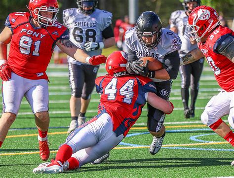Fdny Bravest Football And Rugby In Action On National Firefighters