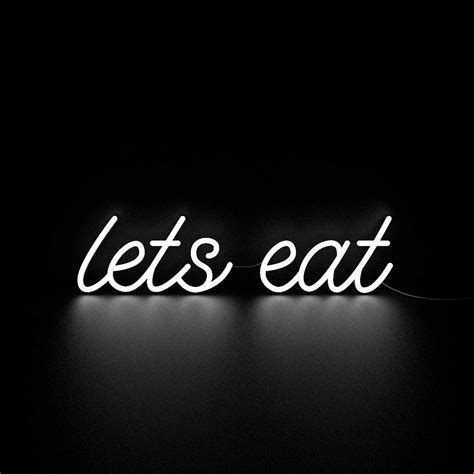 Let’s Eat Hineon Custom Neon Sign