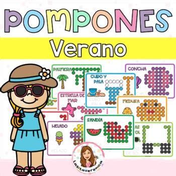 Pompones Verano Motricidad Fina Summer Pom Poms Fine Motor May