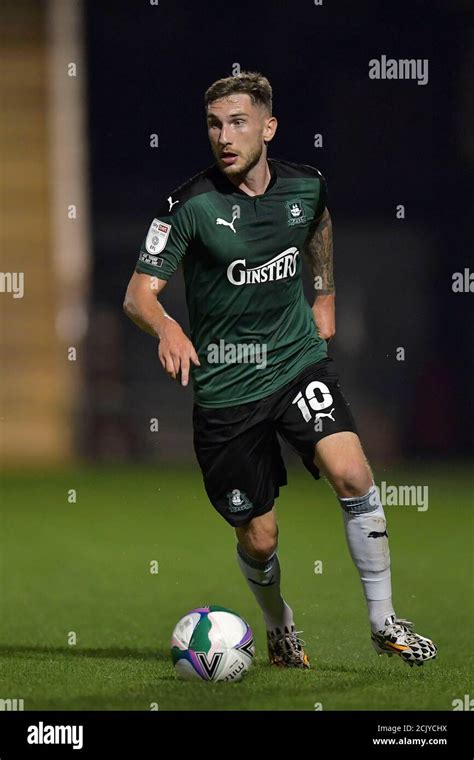 London Uk Th Sep Danny Mayor Of Plymouth Argyle In Action