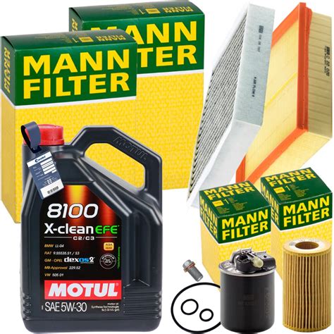 Mann Inspektionspaket L Motul W Motor L Passend F R Mercedes W