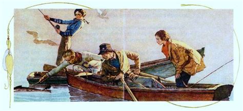 Pin On Norman Rockwell Nostalgic American Fisherman Prints