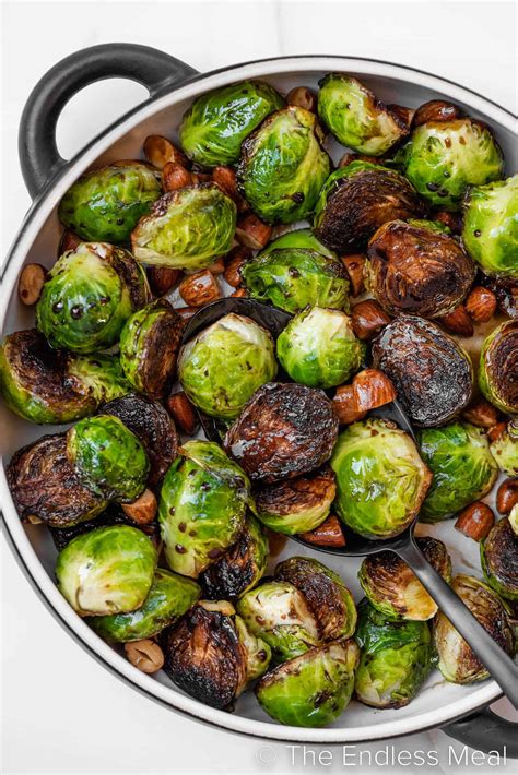 Pan Seared Brussels Sprouts The Endless Meal®