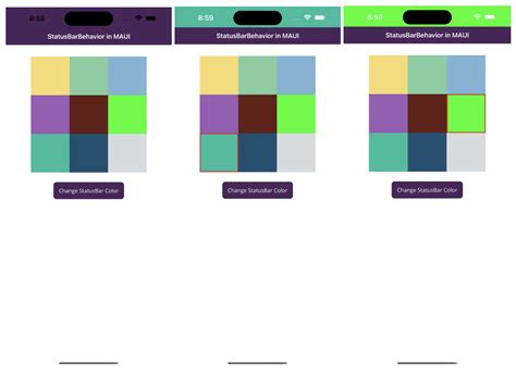 How to change StatusBar color in MAUI - Learn Mobile Development