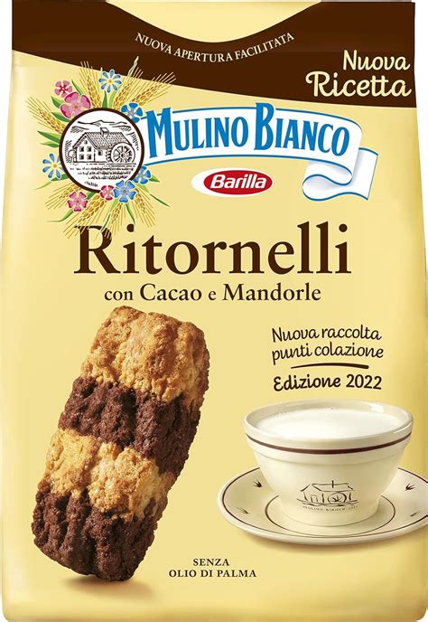 Mulino Bianco Biscotti Frollini Ritornelli Con Cacao E Mandorle Senza