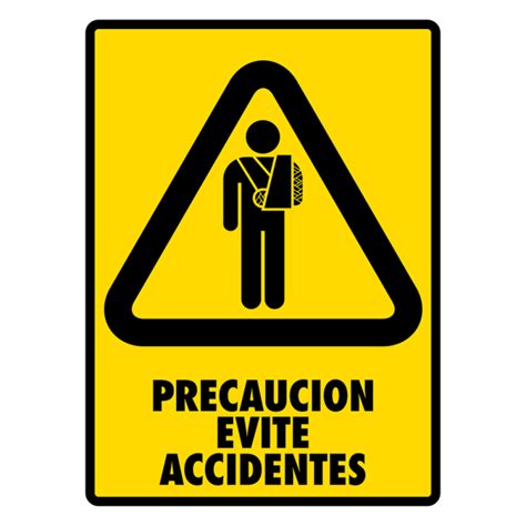 SeÑal Modelo 132 Evite Accidentes 30x40 Normal Estireno Extin Flam