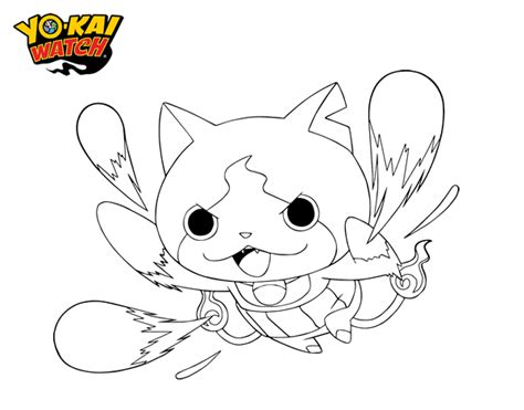 ¡colorea A Jibanyan Tu Yo Kai Favorito En