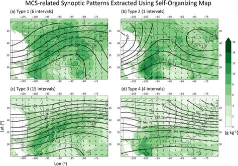 Four Composite Synoptic Patterns Using The Results Extracted From Download Scientific Diagram