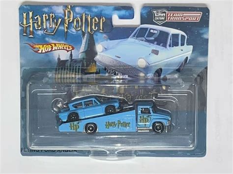 HOT WHEELS CUSTOM Team Transport Harry Potter Flying Ford Anglia Exclusive PicClick UK