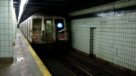 MTA New York City Subway Far Rockaway Bound R40 Slant A Train Grant