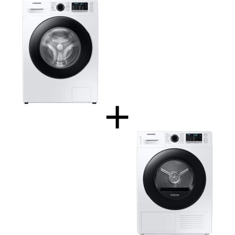 Комплект Стиральная машина Samsung WW90TA047AE1UA + Сушильная машина ...