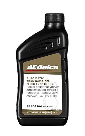 Acdelco Gold Tipo Iii H Fluido De Transmisi N Autom Tica