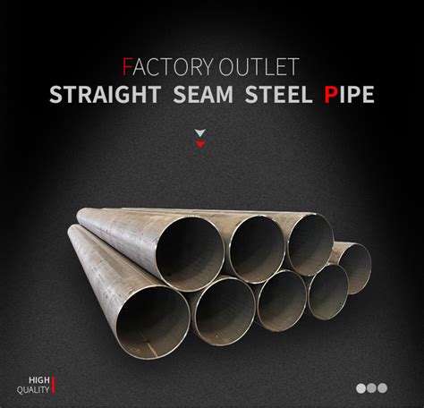 API 5L ASTM A53 A52 Carbon Steel Pipe Straight Seam Weld Pipe Abter