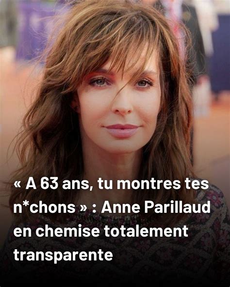 A Ans Tu Montres Tes N Chons Anne Parillaud En Chemise