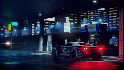 Retrowave Gas Station Wallpapers Wallpaper Cave