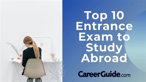 Top 10 Entrance Exam To Study Abroad Youtube