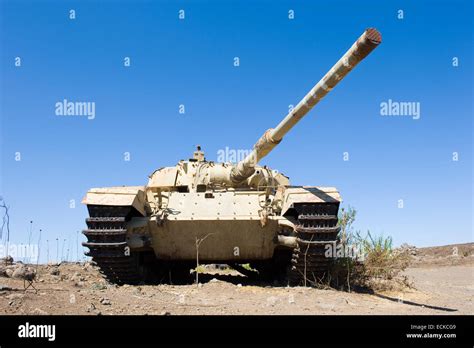 Old centurion tank of the yom kippur war at 'tel e-saki' on the Golan ...