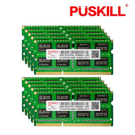 Puskill M Moire Ram Pour Ordinateur Portable Ddr Ddr L Broches