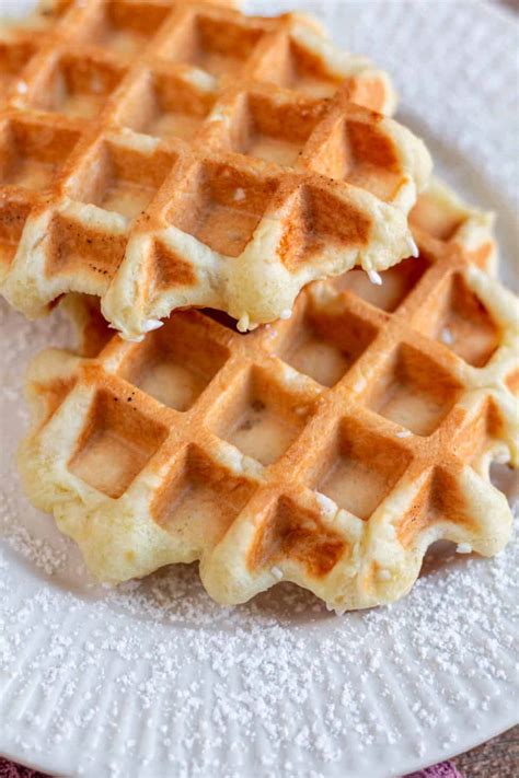 Knusprige Belgische Waffeln Mit Hefe Einfaches Rezept