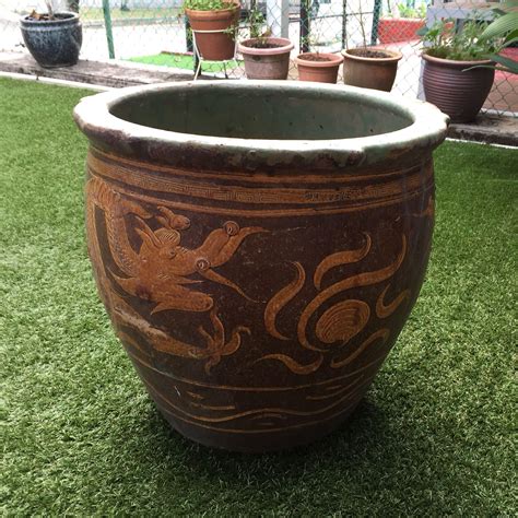 Large Dragon Plant Pot Furniture And Home Living Gardening Pots