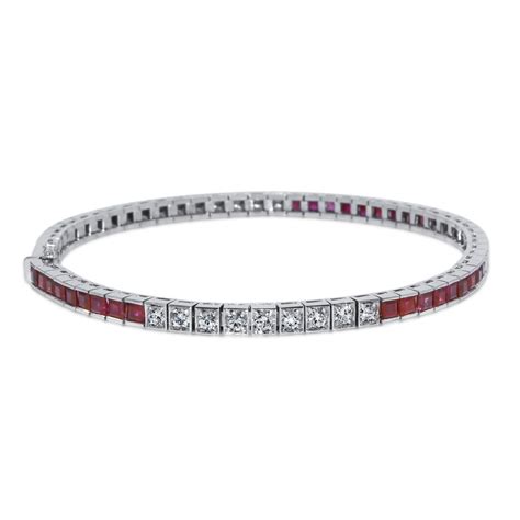 Ruby & Diamond Bracelet - Ebbeke & Co Jewellers