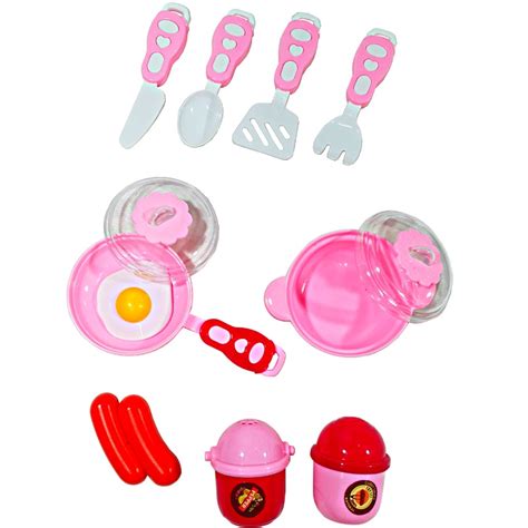 Jogo De Cozinha Infantil Kit Panelinhas E Comidinhas Shopee Brasil