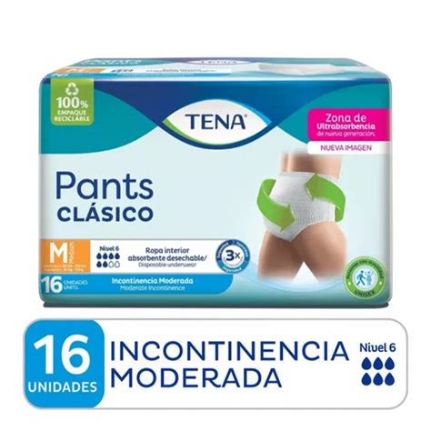 Ropa Interior Descartable Tena Pants Clasico M Mediano Incontinencia